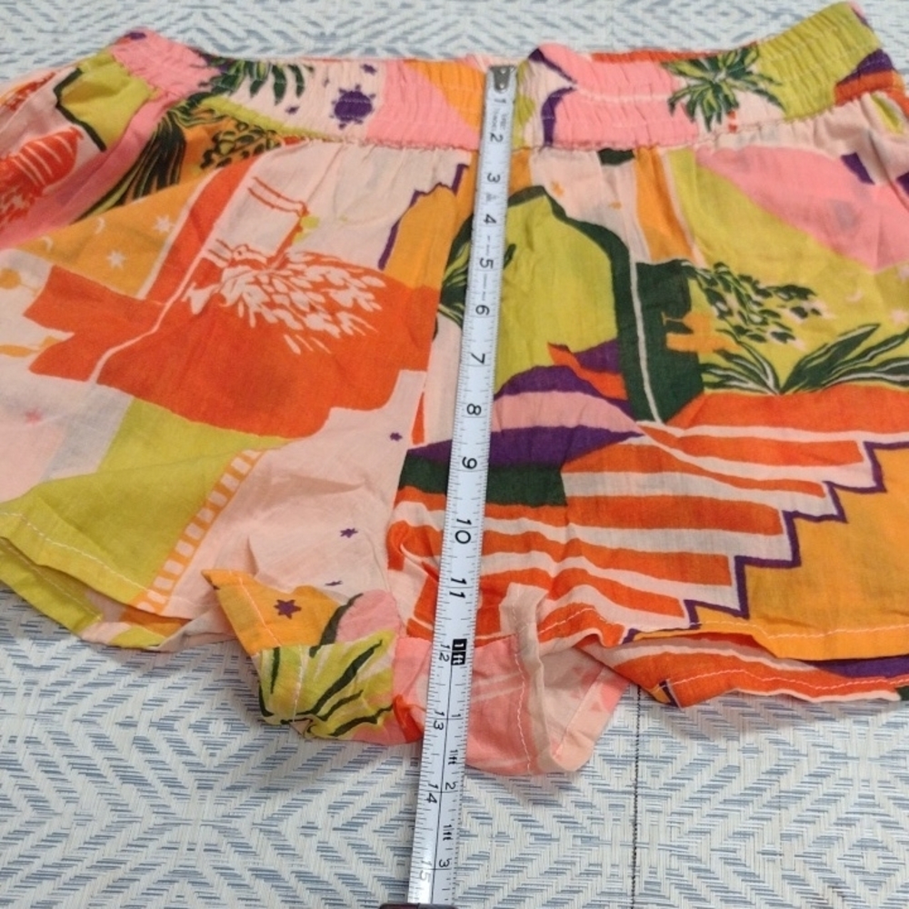 Haute Hippie 100% Cotton Multicolor Shorts,Beach, Vacation, Summer - Picture 8 of 11